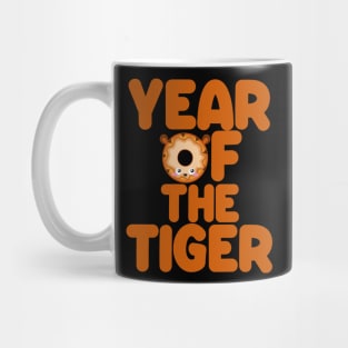 Kawaii Year Of The Tiger Donut Chinese New Year Mug